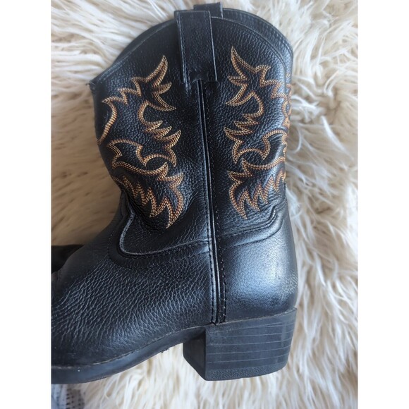 Ariat Youth Boys Girls Tycoom Cowboy Western Boot Black style US 13.5/7.6" Point - Picture 11 of 14